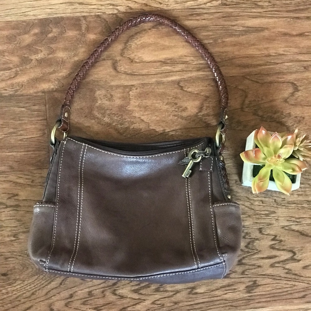 Fossil Hand Bag Brown